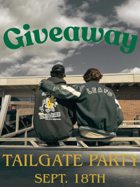 GIVEAWAY TIME! 🏒🎉
To help promote our Tailgate Party this Friday Sept 18th 4:30-6:30pm at the NDCC (back) Parking lot, We’re giving one lucky winner the ultimate home opener experience for four !
WIN:
🎟️ 4 tickets to the home opener
🍺 4 tokens for the NBC draft corner
That’s four tickets + four beers = a pretty great night at the rink!!!
TO ENTER:
🏒 Like this post
🏒 Follow @nelson_leafs & @nelsonbrewingcompany @the.adventure.nelson 
🏒 Tag 3 friends you’d bring to the tailgate party & home opener in the comments
Want an extra entry? Share this post to your story and tag us!
Winner will be announced Thursday, September 17th!
Good luck, Leafs fans! đź’š